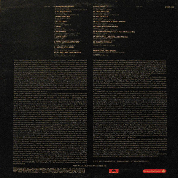 James Brown : The Best Of James Brown Volume One (LP, Comp)