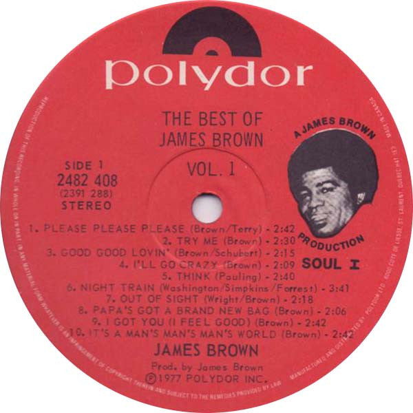 James Brown : The Best Of James Brown Volume One (LP, Comp)