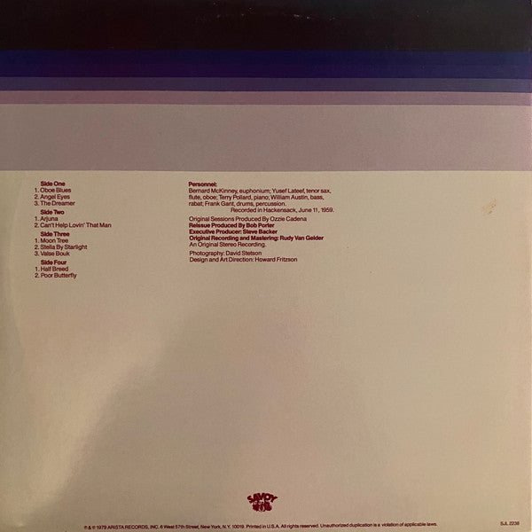 Yusef Lateef : Angel Eyes (2xLP, Comp, Gat)