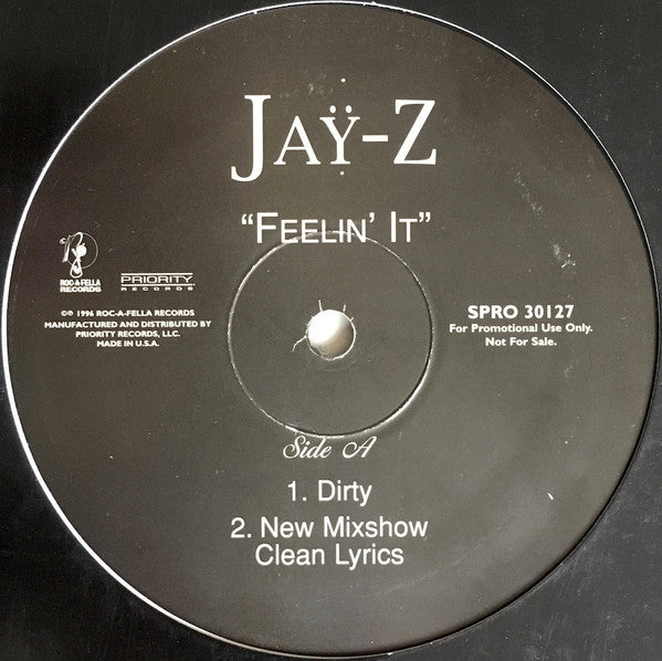 Jay-Z : Feelin' It (12", Promo)
