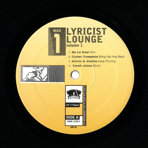 Various : Lyricist Lounge (Volume One) (4xLP, Comp)