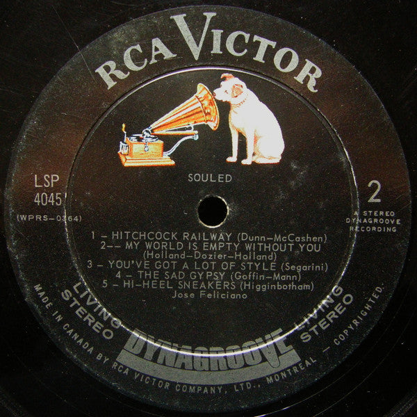 José Feliciano : Souled (LP, Album)