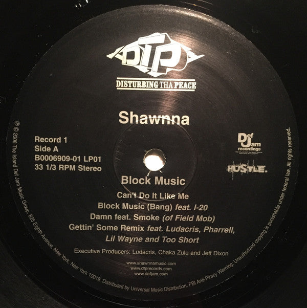 Shawnna : Block Music (2xLP, Album)