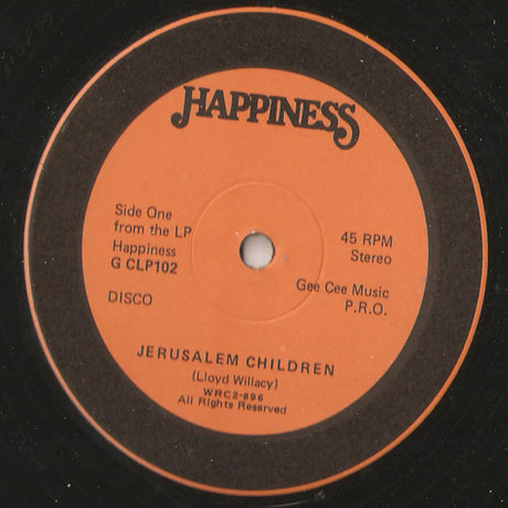 Lloyd Willacy : Jerusalem Children (12")