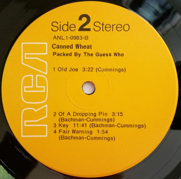 The Guess Who : Canned Wheat (LP, Album, RE)
