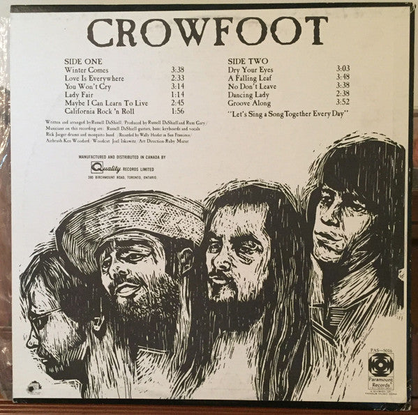Crowfoot : Crowfoot (LP, Album)