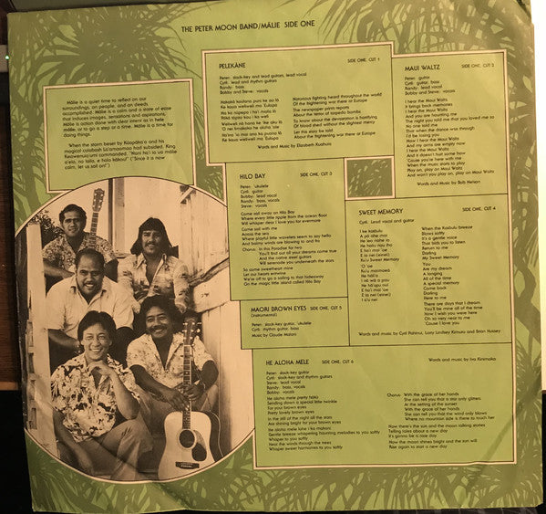 The Peter Moon Band : Mālie (LP, Album)