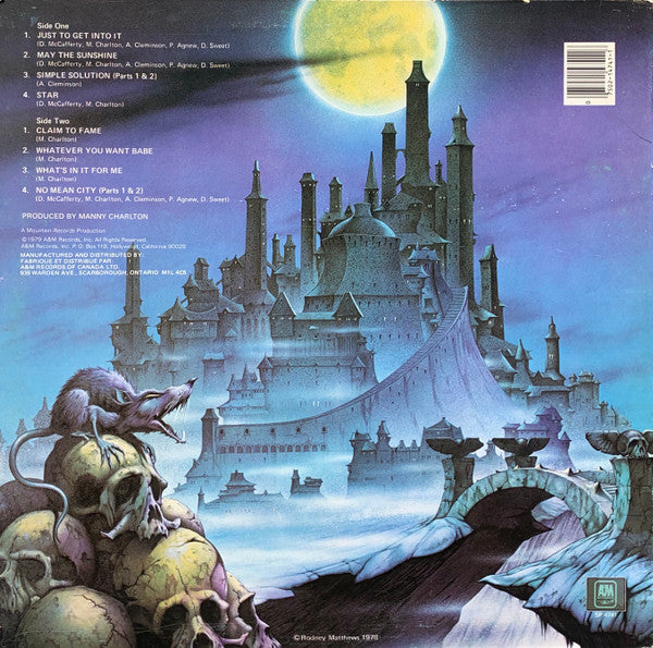 Nazareth (2) : No Mean City (LP, Album)