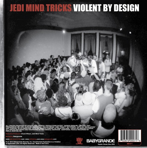 Jedi Mind Tricks : Violent By Design (2xLP, Album, Ltd, RE, RM, Cle)