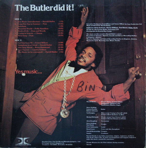 Harold Butler & Four Corners (3) : The Butler Did It! (LP, Album)