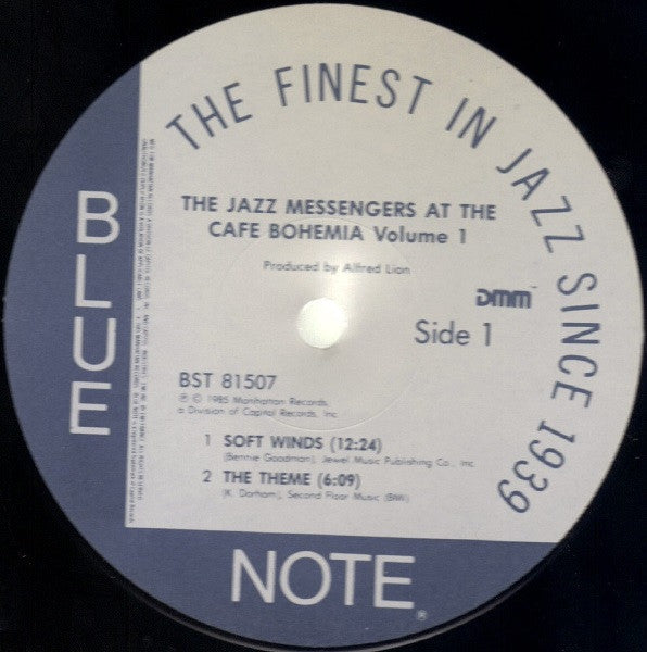 Art Blakey & The Jazz Messengers : At The Cafe Bohemia Volume 1 (LP, Album, Mono, RE, RM, DMM)
