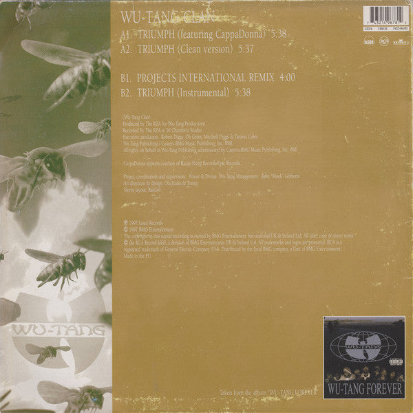 Wu-Tang Clan , Featuring Cappadonna : Triumph (12", Single)