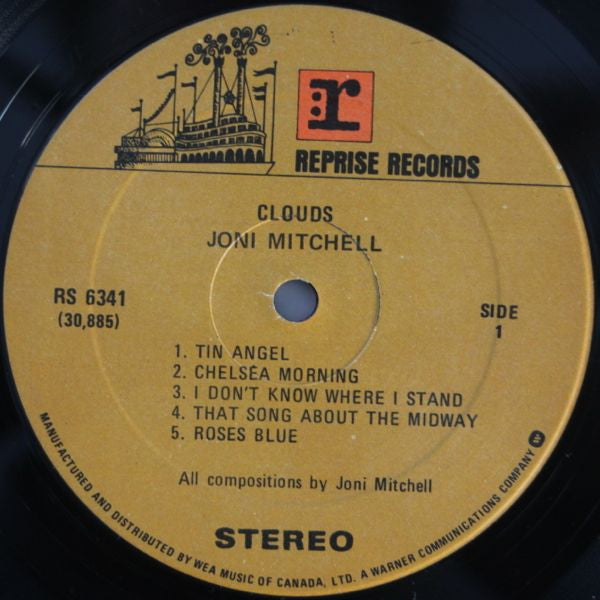 Joni Mitchell : Clouds (LP, Album, RE, Gat)