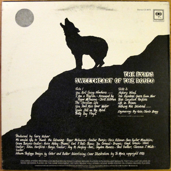 The Byrds : Sweetheart Of The Rodeo (LP, Album, RE)