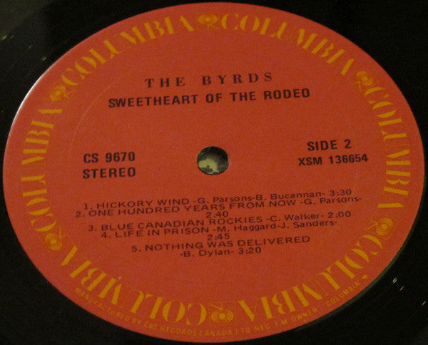 The Byrds : Sweetheart Of The Rodeo (LP, Album, RE)