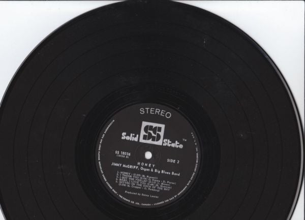 Jimmy McGriff Organ And Blues Band : Honey (LP, Album)