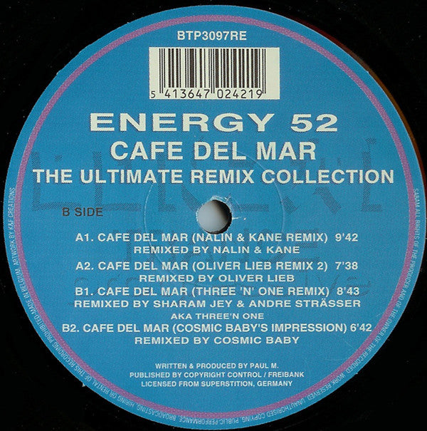 Energy 52 : Café Del Mar - The Ultimate Remix Collection (12")