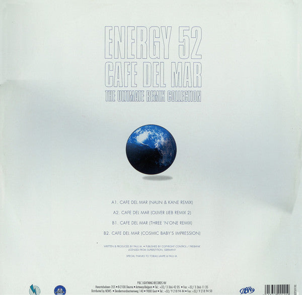 Energy 52 : Café Del Mar - The Ultimate Remix Collection (12")