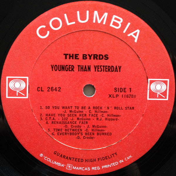 The Byrds : Younger Than Yesterday (LP, Album, Mono)