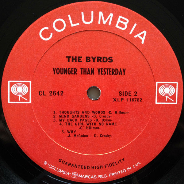 The Byrds : Younger Than Yesterday (LP, Album, Mono)