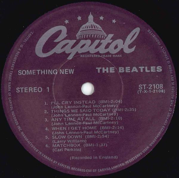 The Beatles : Something New (LP, Album, RE, Pur)