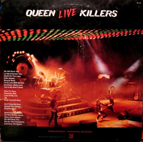 Queen : Live Killers (2xLP, Album, Club, Gat)