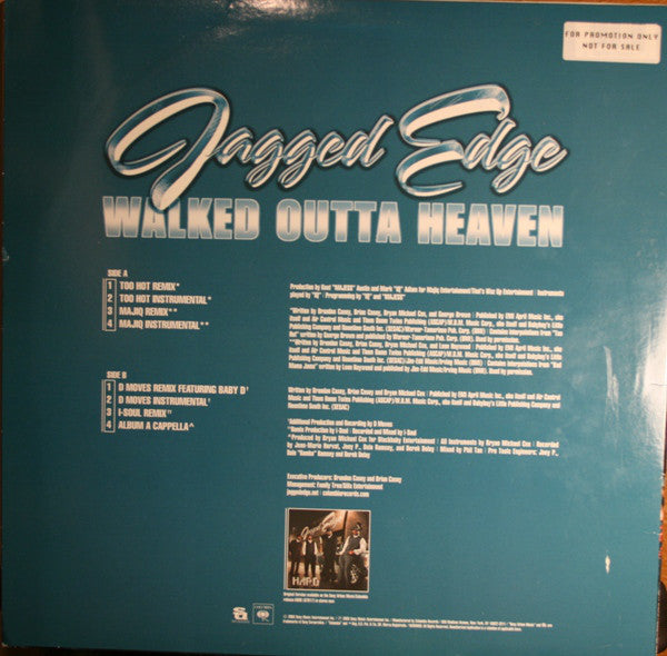 Jagged Edge (2) : Walked Outta Heaven (The Remixes) (12")