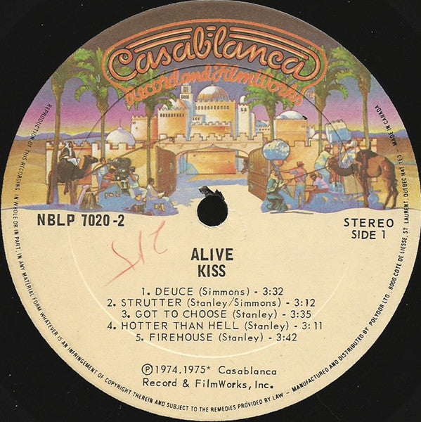 Kiss : Alive! (2xLP, Album, RE, Gat)