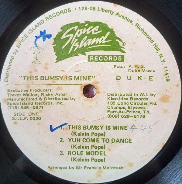 Mighty Duke : Calypso Ah King Ah Duke Ah Pope (LP, Album)