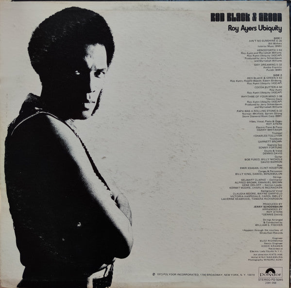 Roy Ayers Ubiquity : Red Black & Green (LP, Album, Promo)