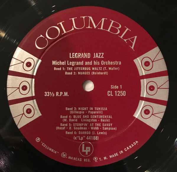 Michel Legrand : Legrand Jazz (LP)