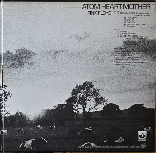 Pink Floyd : Atom Heart Mother (LP, Album, 1st)