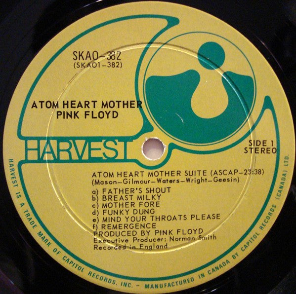 Pink Floyd : Atom Heart Mother (LP, Album, 1st)