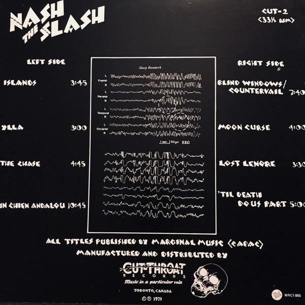 Nash The Slash : Dreams And Nightmares (LP, Album, JAM)