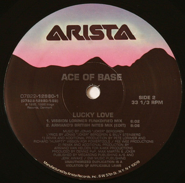 Ace Of Base : Lucky Love (12", Maxi)