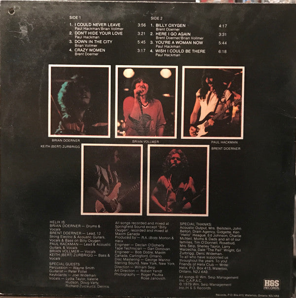 Helix (3) : Breaking Loose (LP, Album)