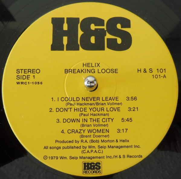 Helix (3) : Breaking Loose (LP, Album)