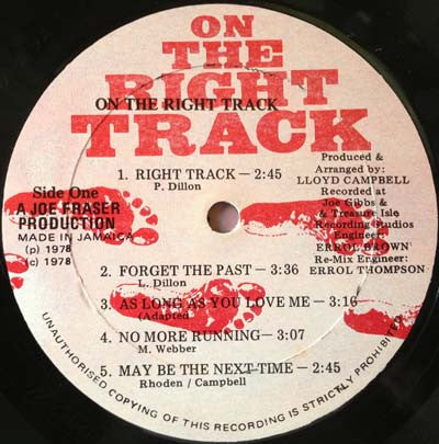 Merlene Webber : On The Right Track (LP)
