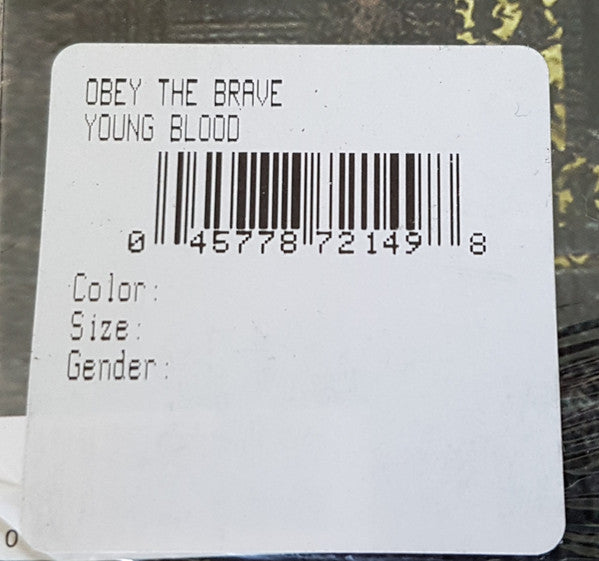 Obey The Brave : Young Blood (LP, Album, Ltd, Yel)