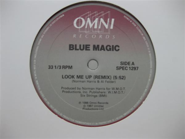 Blue Magic : Look Me Up (12", RE)