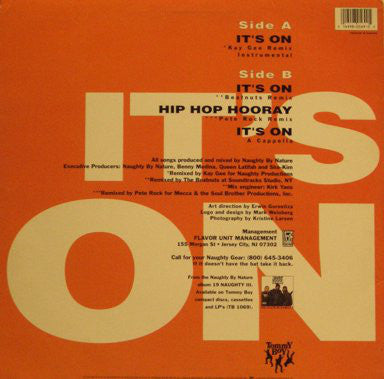 Naughty By Nature : It's On (12")