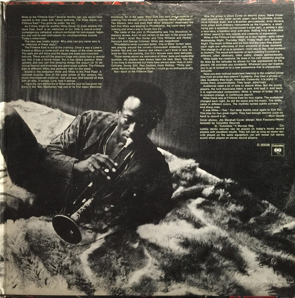 Miles Davis : Miles Davis At Fillmore (2xLP, Album, Gat)