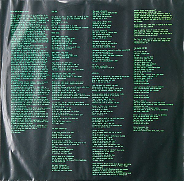 Roger Waters : Radio K.A.O.S. (LP, Album)