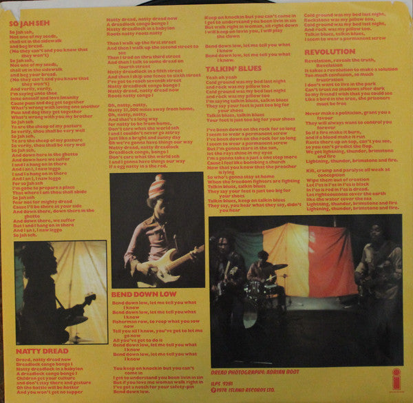 Bob Marley & The Wailers : Natty Dread (LP, Album)