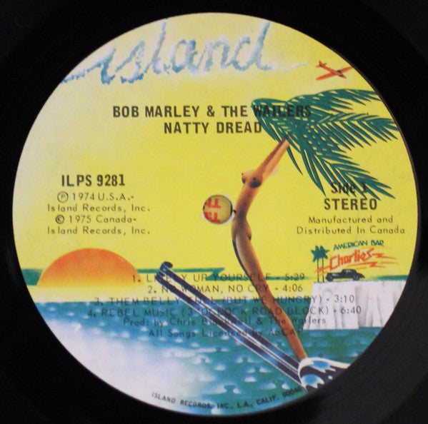 Bob Marley & The Wailers : Natty Dread (LP, Album)