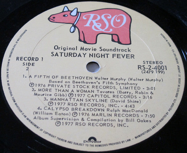 Various : Saturday Night Fever (The Original Movie Sound Track) (2xLP, Album, Comp)