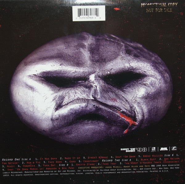 Onyx : Shut 'Em Down (2xLP, Album)