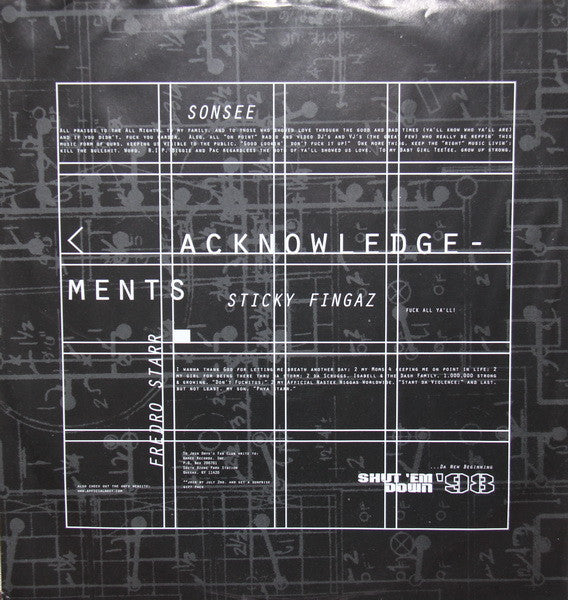 Onyx : Shut 'Em Down (2xLP, Album)