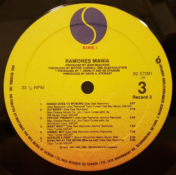 Ramones : Ramones Mania (2xLP, Comp)