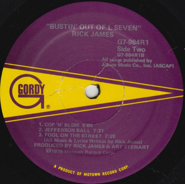 Rick James : Bustin' Out Of L Seven (LP, Album)